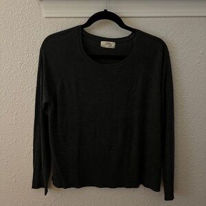 Gray Zara Knit Sweater